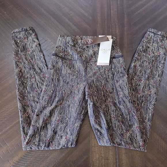 CALIA Women’s Inspire High-Rise 7/8 Leggings Serpent Print Size XXS New - Picture 8 of 13